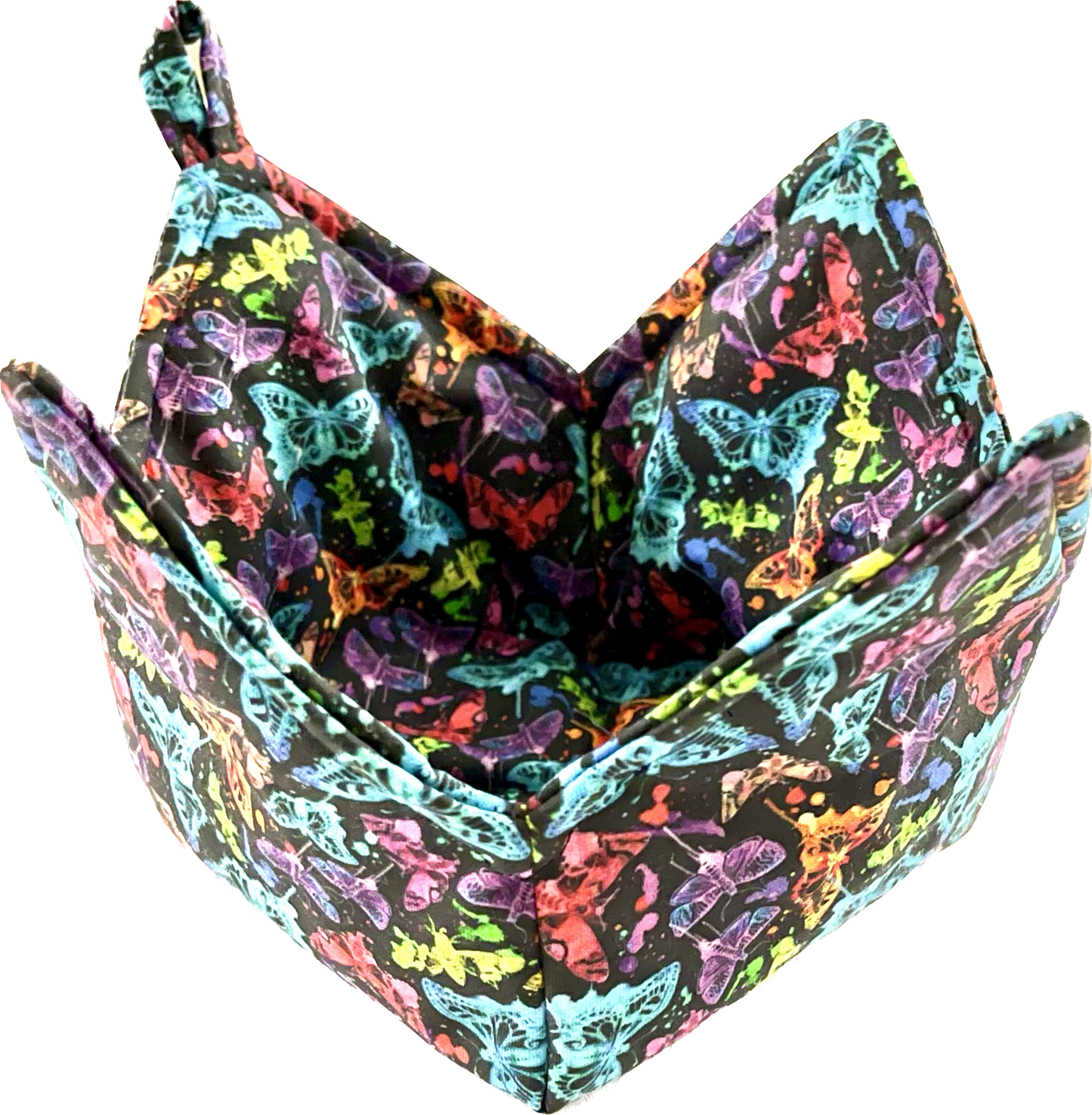 0077 - Electric Splatter Drip Moths Reduced Fabric byxoxotique