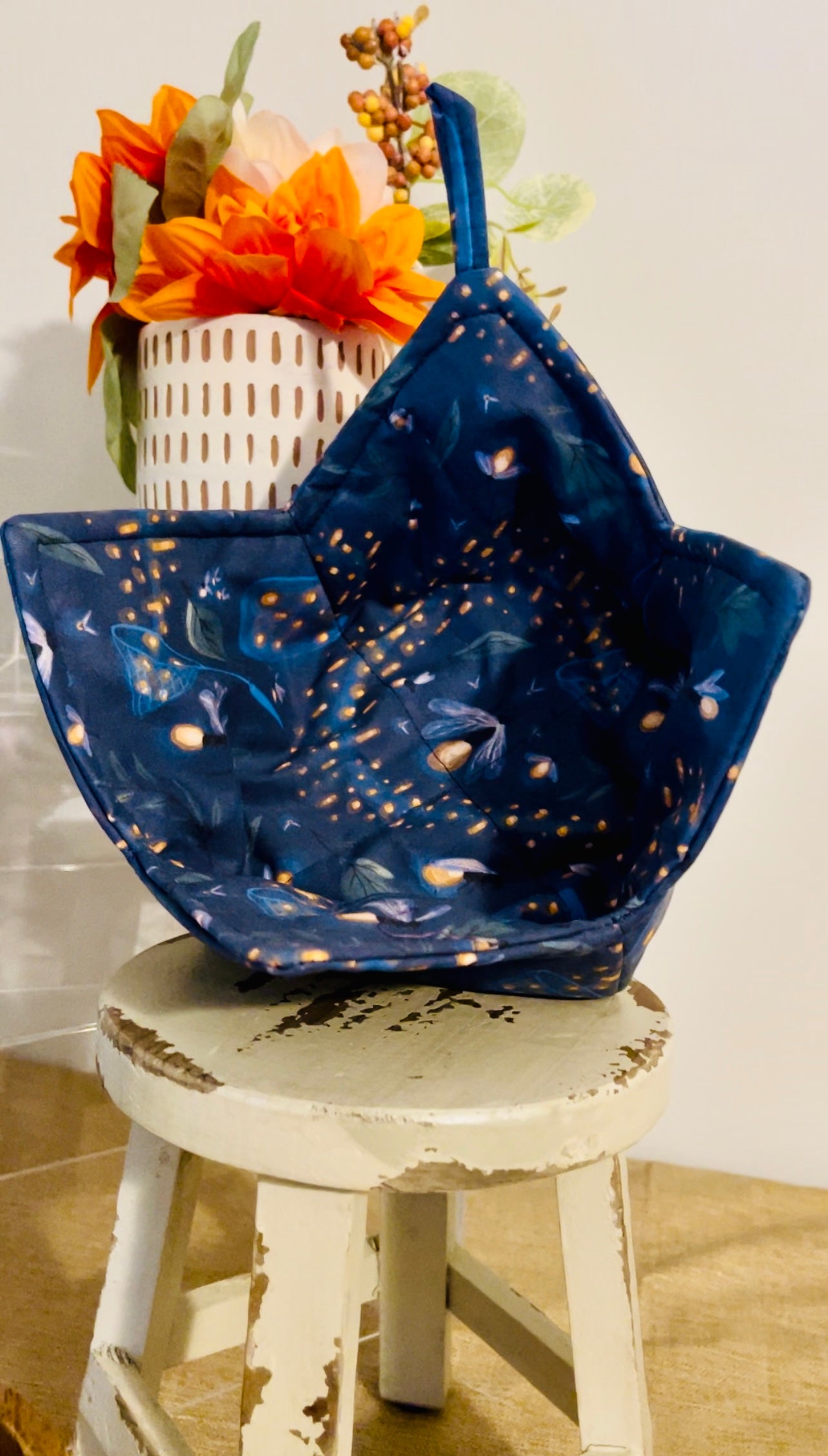 0052 - Catching Fireflies Fabric by #thestorysmith