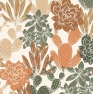 0101 - Neutral Succulent Fabric byadehoidar
