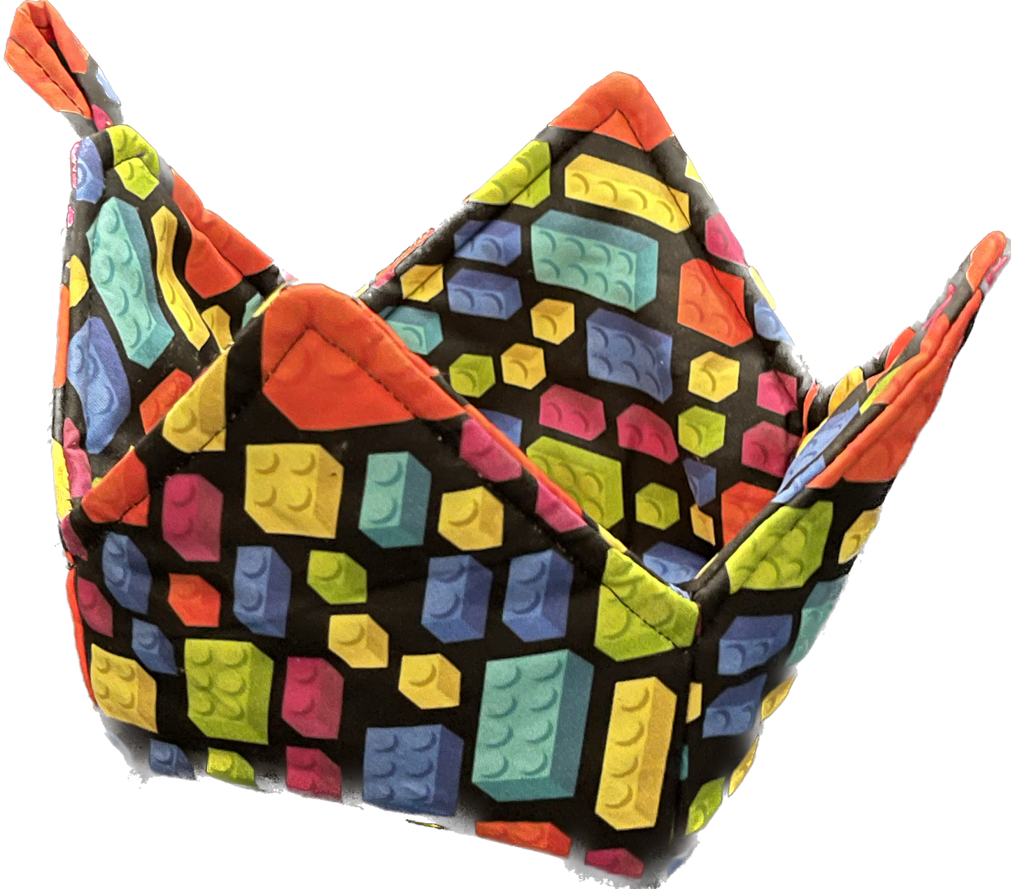 0072 - Childrens Plastic Toy blocks 3D Pattern Fabric byfurbuddy