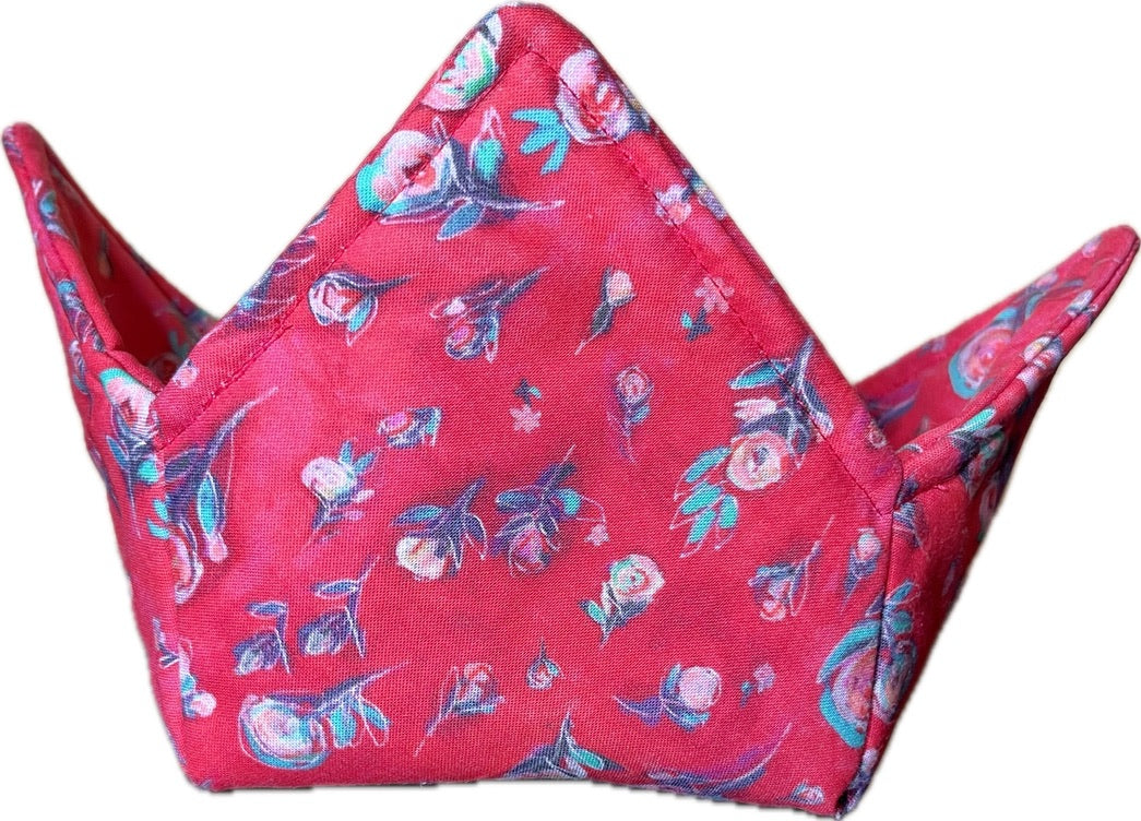 0115 - Falling Roses // Red Fabric by theartwerks