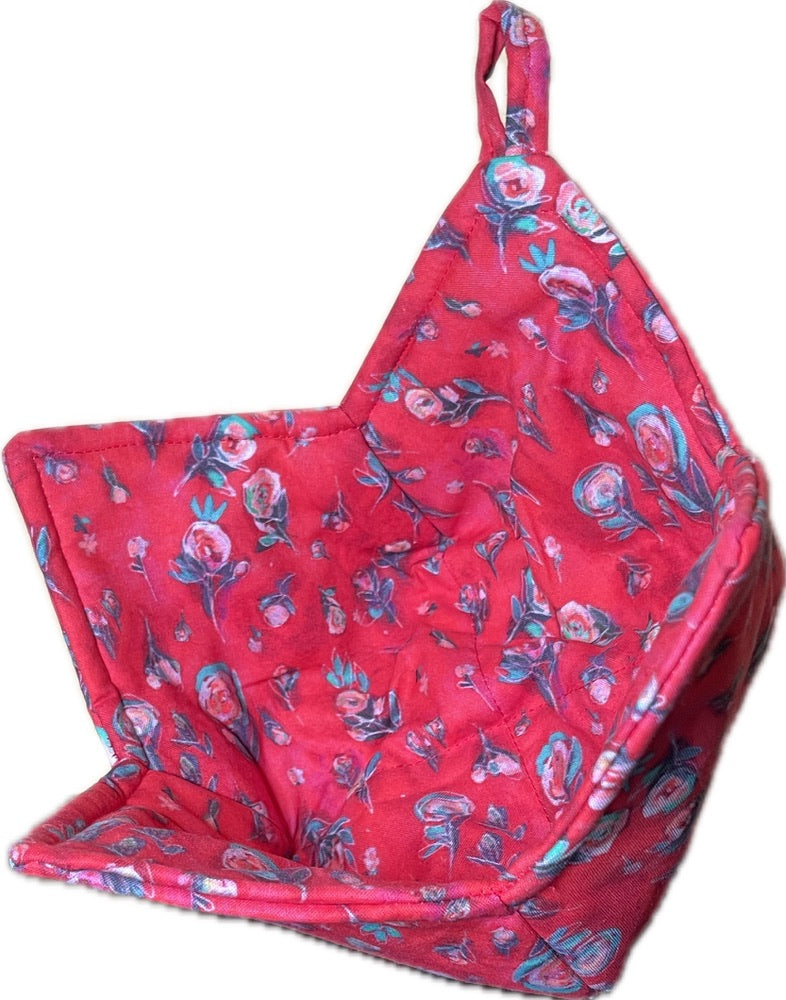 0115 - Falling Roses // Red Fabric by theartwerks