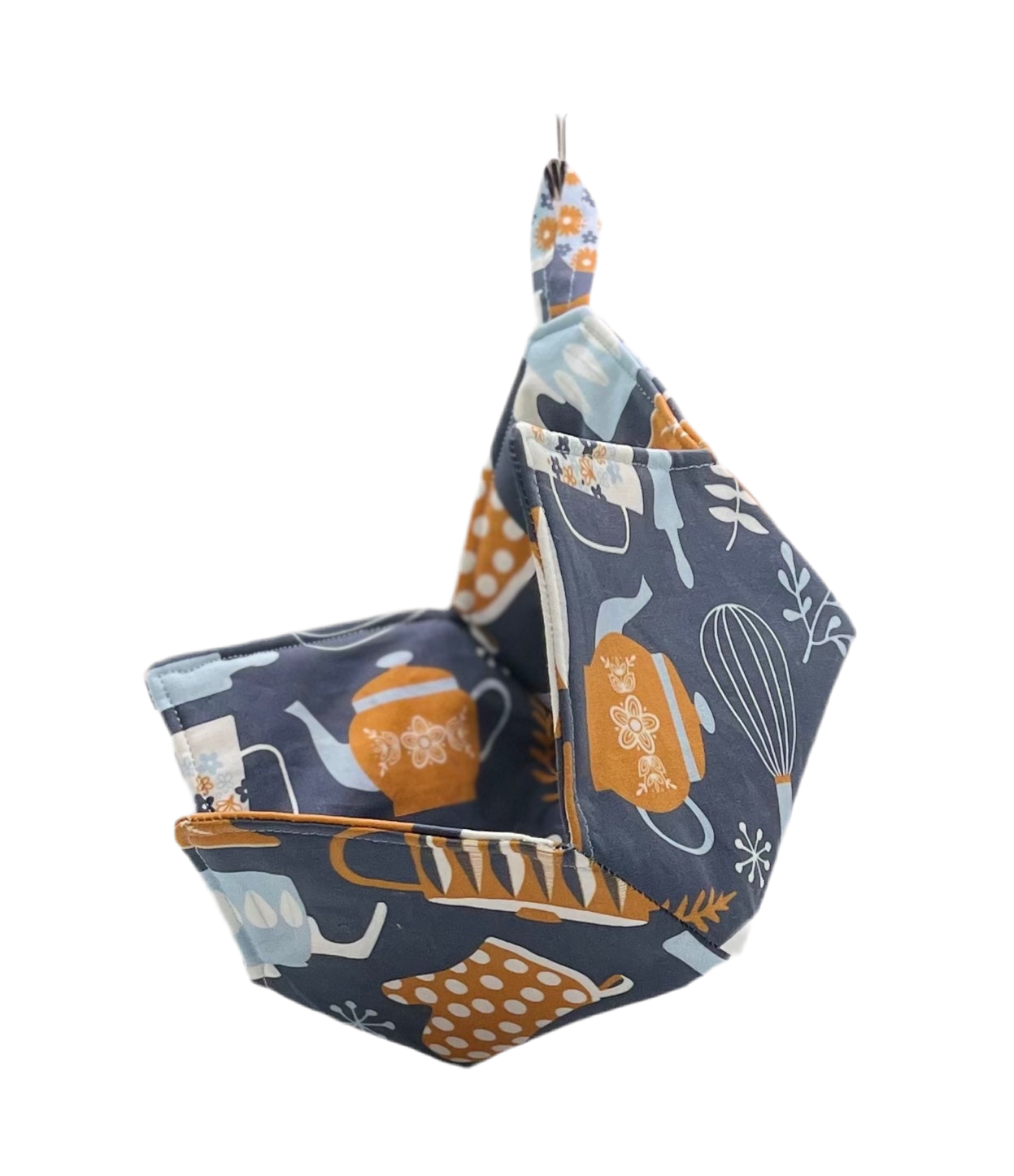 0017 - Retro Kitchen Blue & Orange