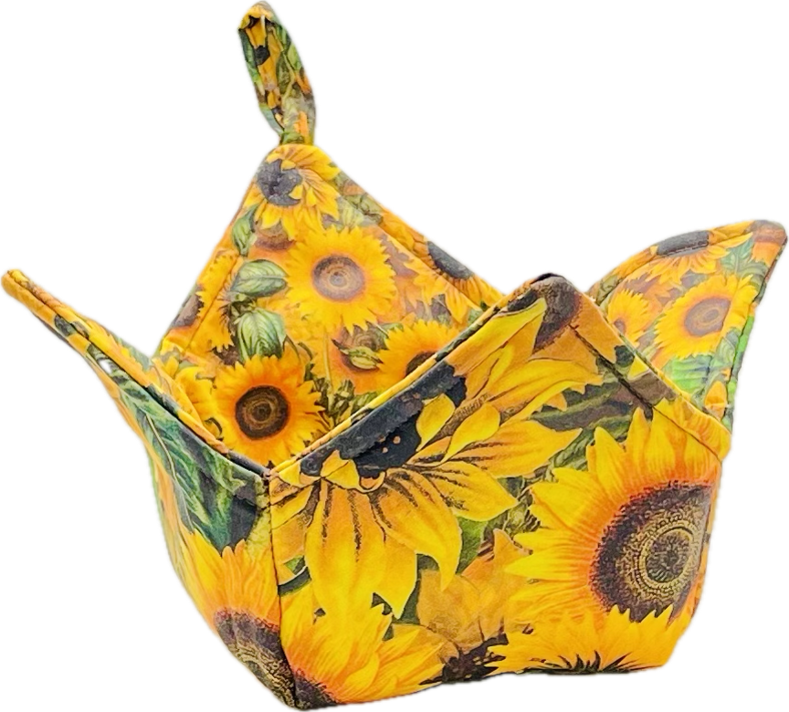 0112 - Vintage Sunflowers Fabric by utart