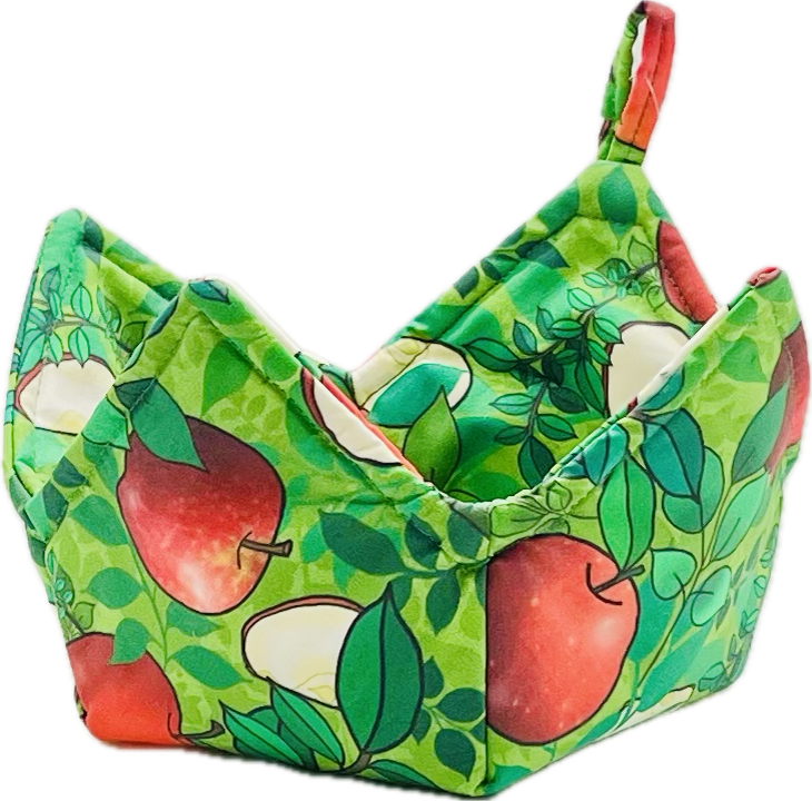 0088 - Apple Orchard (Green) Fabric byirishvikingdesigns