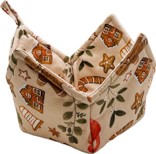 0086 - Gingerbread Party // Wafer - Christmas Fabric byhipkiddesigns