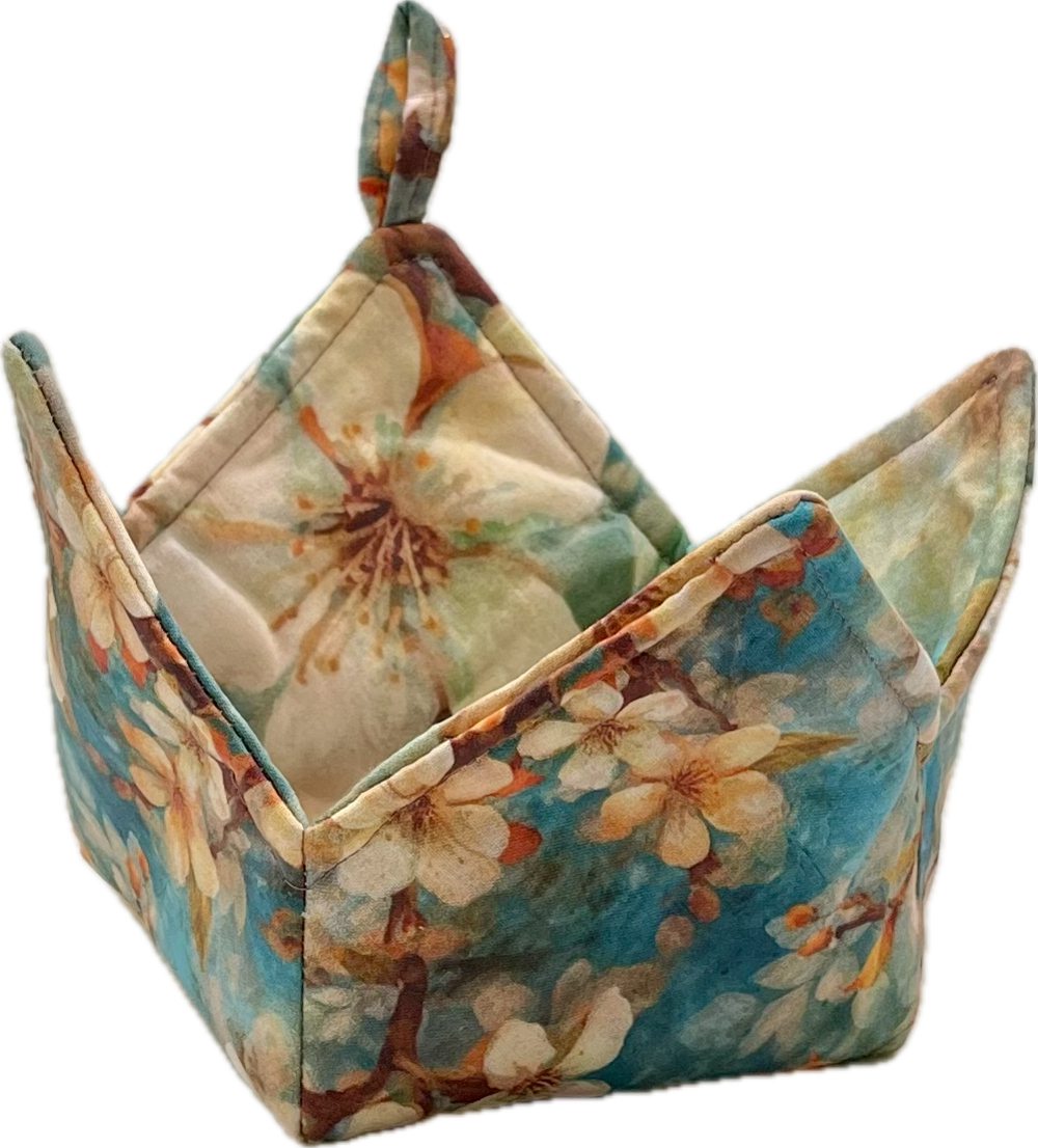 0085 - Apple blossoms in soft colors Medium & Large Fabric bygoldiewinship
