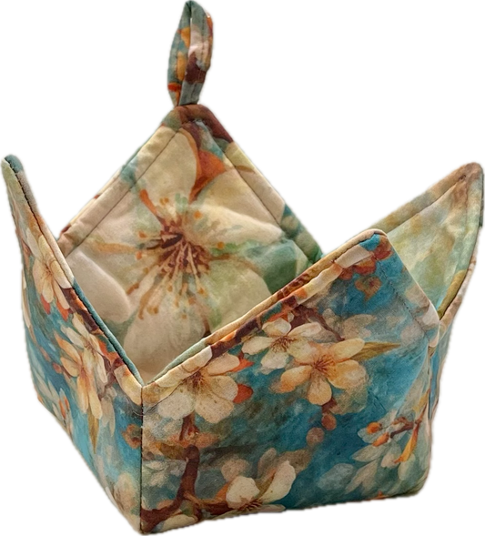0085 - Apple blossoms in soft colors Medium & Large Fabric bygoldiewinship