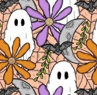 0093 - Moon and Ghost Fabric bythemyohmydesigns