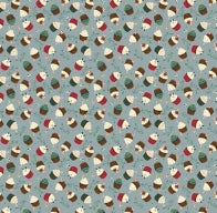 0095 - Christmas Swirls Coordinate Fabric bydailymiracles
