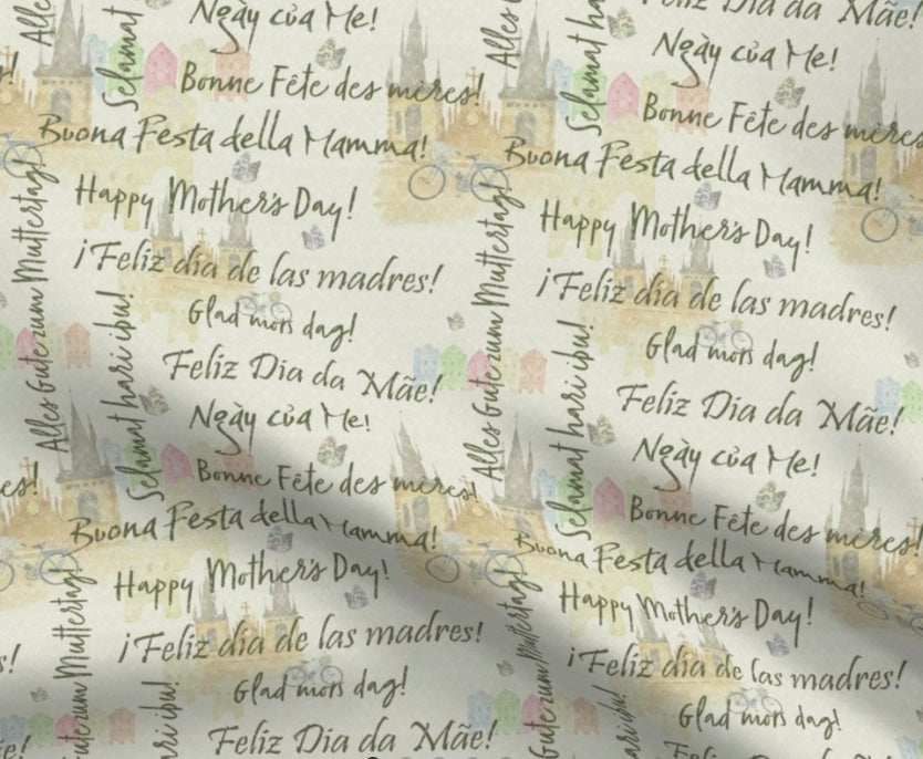 0114 - Happy Mother's Day in 9 Languages by nessen_artworks