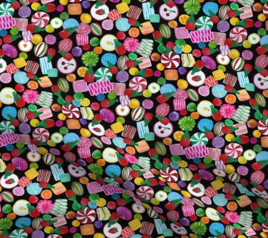 0106 - Mimi's Candy Dish/ Black Fabric by theartwerks