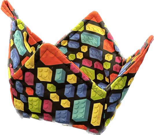 0072 - Childrens Plastic Toy blocks 3D Pattern Fabric byfurbuddy