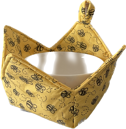 0064 - Buzzing Bees Fabric byspots_n_pots
